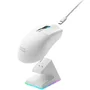 Mars Gaming MMW-ELITE Ratón Gaming Inalámbrico, Batería Recargable hasta 20000 DPI, Blanco